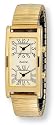 Avalon Men's World Traveler Dual Time Zone Gold Tone Expansion Band Watch # 7090-1FG1