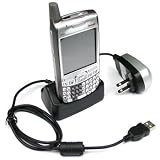 Brand New Palm Treo 650, 700w, 700p, 700wx USB Cradle Desktop Battery Charger with Power Cord
