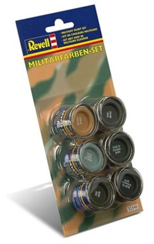 Childrens Toyshop  Spielwaren : 32340 - Revell - Militärfarben-Set (6x14ml Farben)