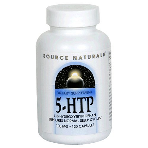 Source Naturals 5-HTP, 100 mg, Capsules, 120 capsules
