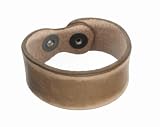 Genuine Leather Retro Faded Brown Fashion Bracelet