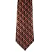 Joseph & Feiss Mens Patterned 100% Silk Neck Tie Bronze One Size