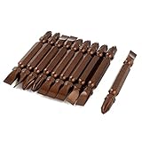 uxcell　ドライバービット　プラス　マイナス　ダブルエンド　スペアパーツ　ハードウェア　10個