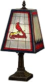 St. Louis Cardinals 14-Inch Art Glass Lamp
