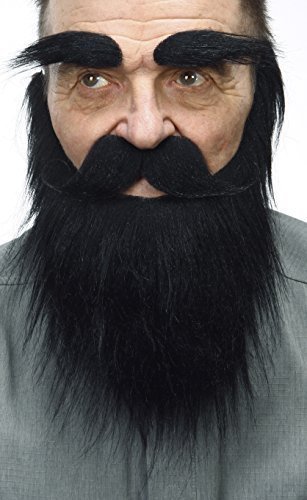Dad forgot to shave (beard, moustache and eyebrows)
