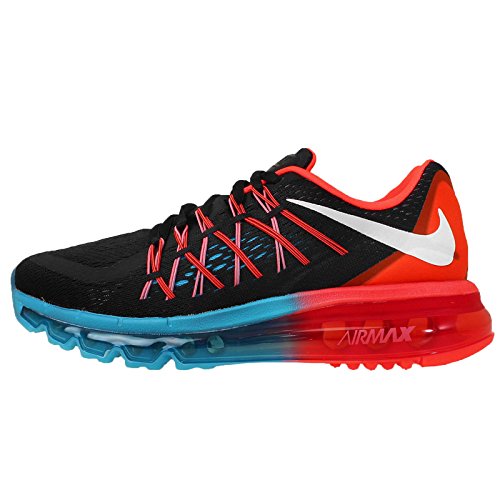 Nike Air Max 2015 (Kids) Black / Bright CrimsonBlue LagoonWhite, 5