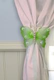 Nylon Butterfly Curtain Tieback - Green Isabella