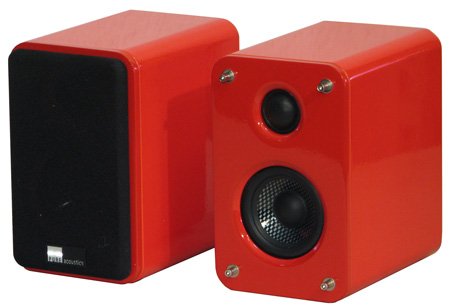 Pure Acoustics Komapktlautsprecher DREAMBOX piano-rot (Paar)