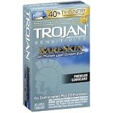 Trojan Sensitivity, BareSkin Premium Latex Condoms 10 ct (Quantity of 3)