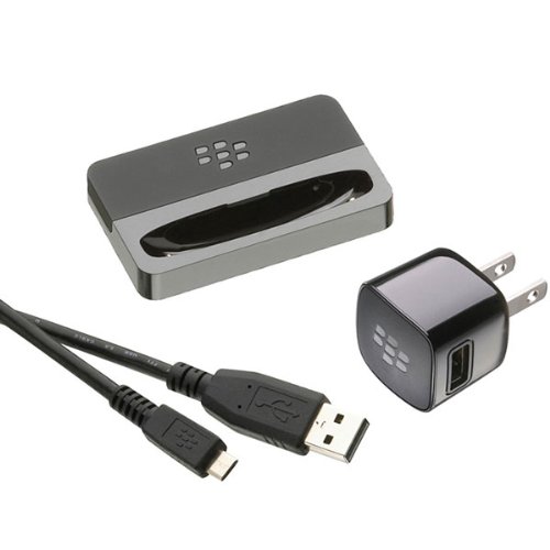 RIM ACC-39455-301 Blackberry Charging Pod with USB and Charge Unit - Charger - Retail Packaging