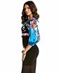 Island Scarf Print High-Waisted Dress Product Image
