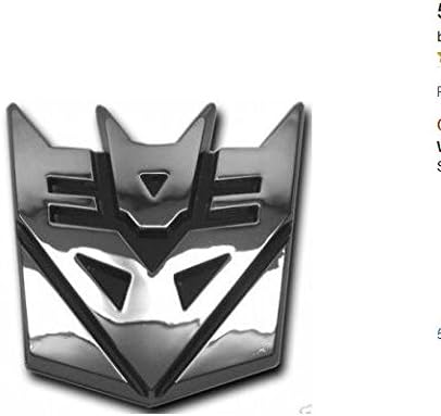 5" 3D Chrome Emblem 1/4" thickness