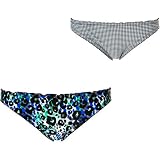 Raisins Glitz and Glam Reversible Hamptons Ruffled Bikini Bottom - Women's