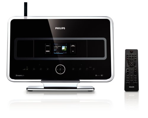 Philips WAS7500/37 Streamium Wireless 80 GB Hard Disk 80 Watt RMS Music System