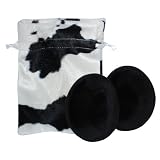 Black Mink Faux Fur Ear Mitts Gift Bag Set (Available in 2 Sizes)