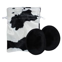 Black Mink Faux Fur Ear Mitts Gift Bag Set (Available in 2 Sizes)