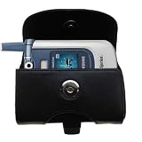 Horizontal Leather Case with Belt Clip/Loop for the Samsung A700