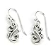 Barse Sterling Silver Classic Scroll Earrings
