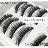 BOO003 -10 Pair Black Long HANDMADE Voluminous False Eyelash Eye lashes