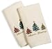 Ritz 2 Pc Boxed Embellished Velour Fingertip Towel Set-"Seasons Greetings"