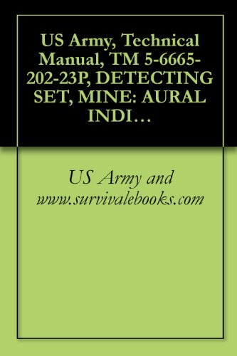 US Army, Technical Manual, TM 5-6665-202-23P, DETECTING SET, MINE: AURAL INDICATION, 10 V, DC POWER, PORTABLE TRANSISTORIZED W/CASE, AN/PSS-11, (POLAN