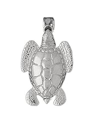 Clevereves 14K White Gold Pendant Turtles 15 - Gram(s)