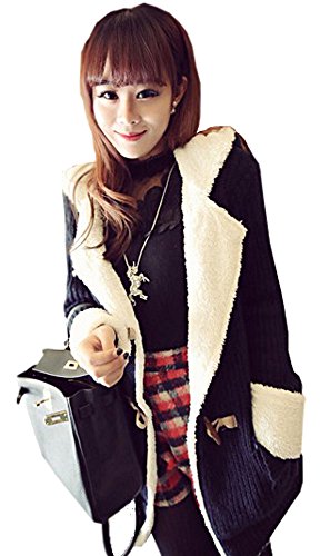 コート ニット 厚手のコート セーター パーカー もこもこ 暖かい ダウン ジャケット ピーコート フード キュート エレガンス カジュアル レディース 秋物 冬物 可愛いスカーフ付き R398