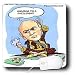 Londons Times Funny Panel Hollywood Cartoons - Yul Brenner Tis A Puzzlement - Mouse P...