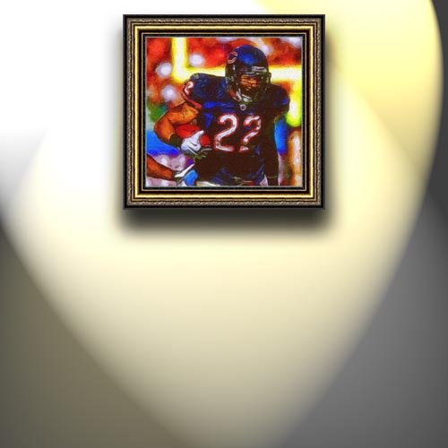 Completely Handpainted American Football Sport Painting, Custom Order FL7086, Oil on Canvas, with Option to Paint Jerry, Brett & Co. from Any Other Favorite Photograph or Picture, Unframed, Size 17'' x 18