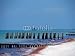 Wallmonkeys Peel and Stick Wall Decals - Naples Pier and Beach - Removable Graphic