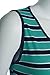 Women's Scoop Neck Sleeveless Lightweight Knit Striped Long Maxi Plus Size Dress