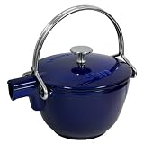 Staub Round Teapot – Kettle, 1 Qt, Dark Blue Best Deals