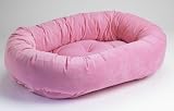 Bowser Donut Bed-Pink Microvelvet-Extra Small
