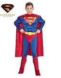 Super DC Heroes Deluxe Muscle Chest Superman Toddler Costume, Toddler Super DC Heroes Deluxe Muscle Chest Superman Toddler Costume, Toddler