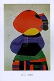 Frau mit drei Haarem, Art Poster by Joan Miro
