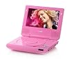 Coby TFDVD7008DP 7 inch Portable DVD Player with USB And SD Slot - Pink