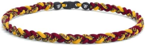 Brett Bros Ion Necklace (Small, Maroon/Gold)