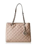 Michael Kors Bolso asa de mano Susannah Md Tote (Maquillaje)