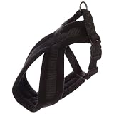 Hundegeschirr Premium Gepolstert - Gr�sse: S bis XXL - Cross Geschirr schwarzvon "Knuffelwuff"