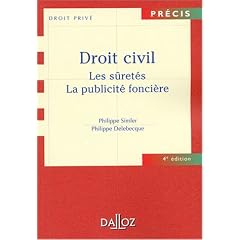 Droit civil : Les S�ret�s - La Publicit� fonci�re