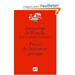 Pr�cis de litt�rature grecque