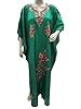 Green Silk Caftan Abaya Kaftan Moroccan Dress