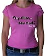 One Liners BORAT "VERY NIIICE...HOW MUCH?" Juniors Movie Line Sheer T-Shirt
