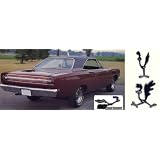 1968 Road Runner Decal Kit (6 pieces) by Phoenix Graphix