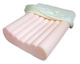 Duro Med Radical Cut Memory Foam Pillow with Cream Terry Cloth Cover