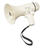 Champion Sports 400 Yard Range Megaphones WHITE 400 YD RANGE