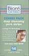 Biore Combo Pack Deep Cleansing Pore Strips Unclogs & Diminishes Contains 14 Strips For Face and Nose