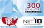 NET10 Refill Card 300 Minute Airtime Card