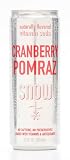 Snow Beverages Naturally Flavored Vitamin Soda Cranberry PomRaz, 12 Pack of 12oz Cans