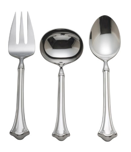Reed & Barton Manor House 3-Piece Stainless Steel Serve Set-reed and barton stainless